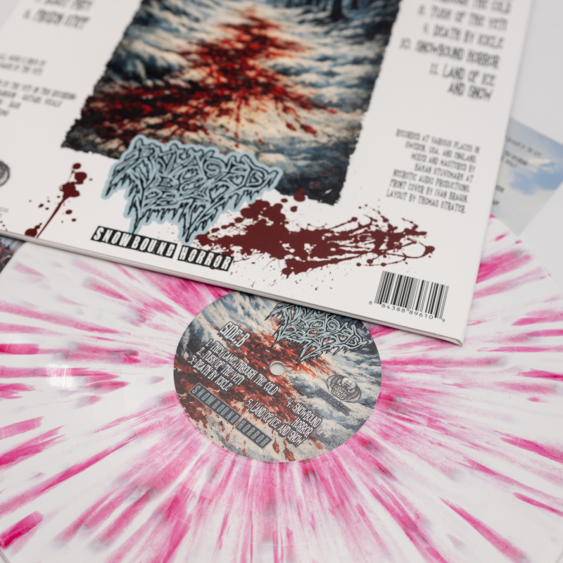 Ravaged By The Yeti - Snowbound Horror Vinyl LP  |  White/Red Splatter