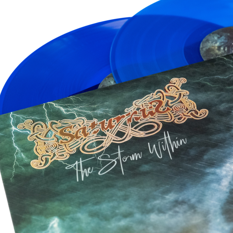 Saturnus - The Storm Within Vinyl 2-LP Gatefold  |  Blue Transparent