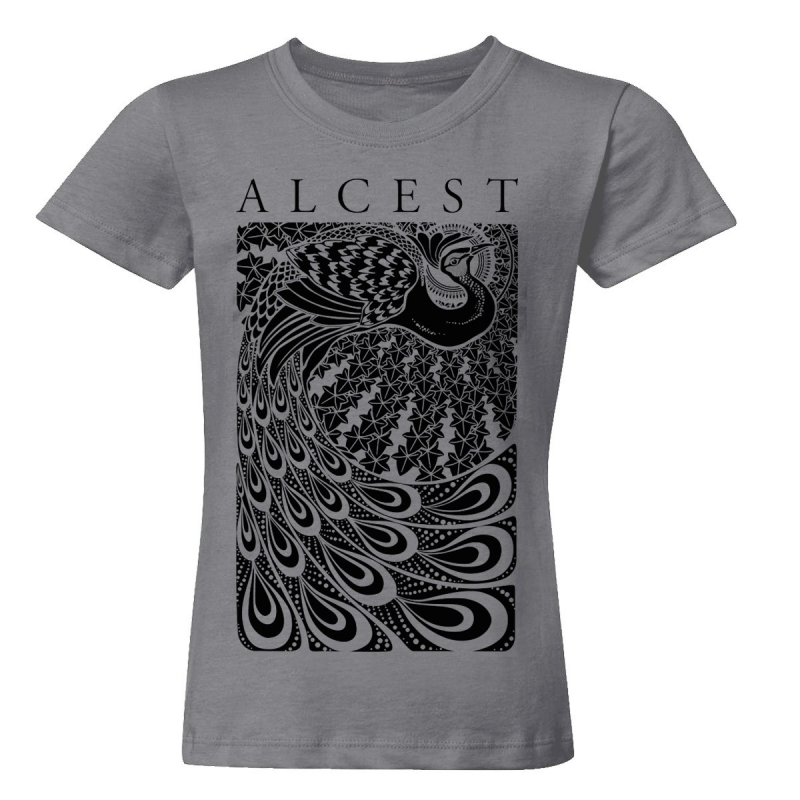 Alcest - Paon Girlie-Shirt  |  M  |  charcoal