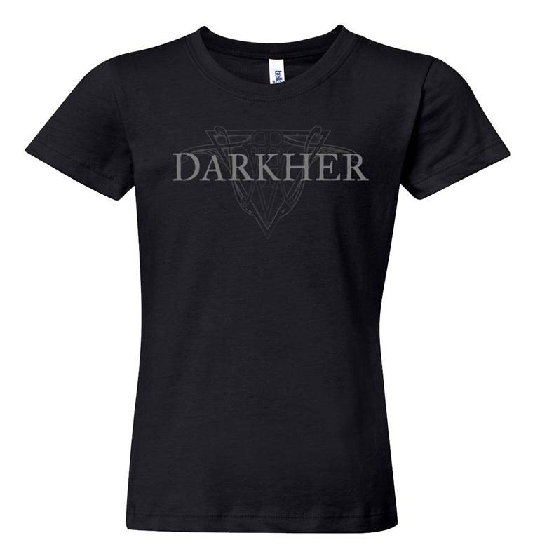Darkher - Logo Girlie-Shirt  |  M  |  black