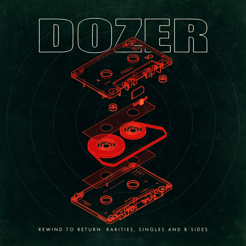 Dozer - Rewind to Return: Rarities, Singles and B-Sides Vinyl 2-LP Gatefold  |  Red/Black
