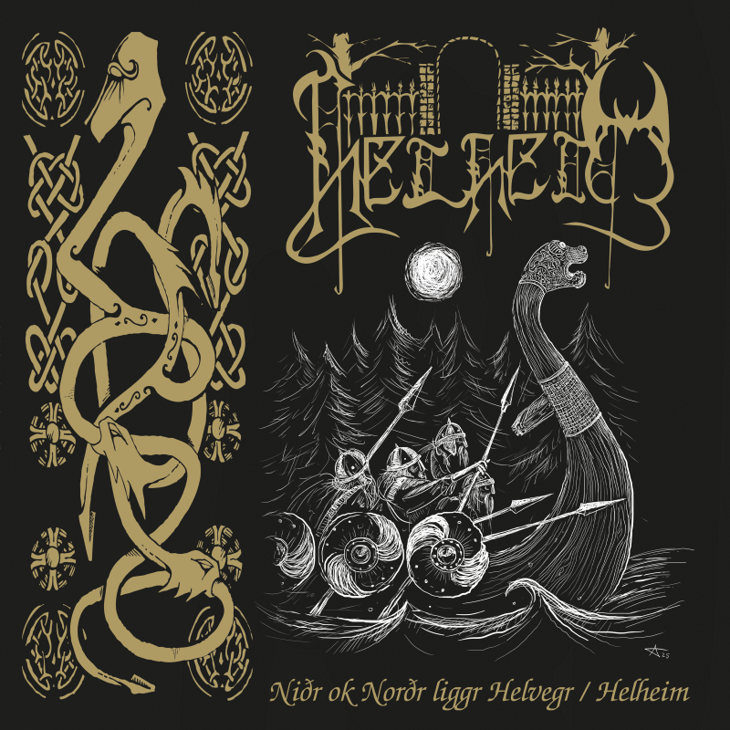 Helheim - Niðr ok Norðr liggr Helvegr / Helheim Vinyl 2-LP (DSR305gold)
