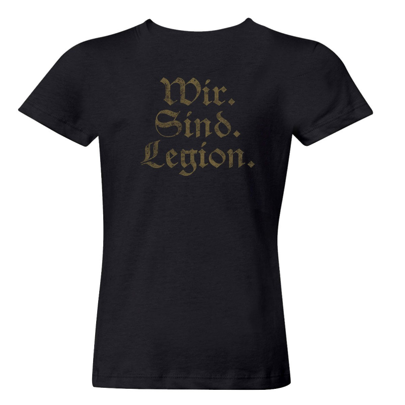 Helrunar - Wir Sind Legion Girlie-Shirt  |  L  |  black