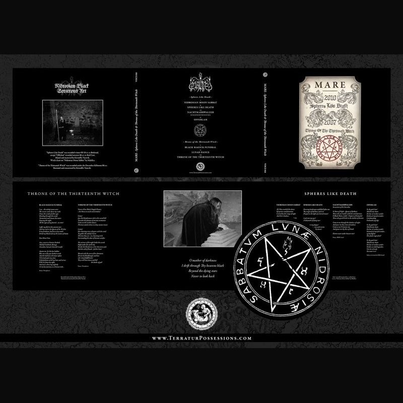 Mare - Spheres Like Death & Throne Of The Thirteenth Witch CD Digipak