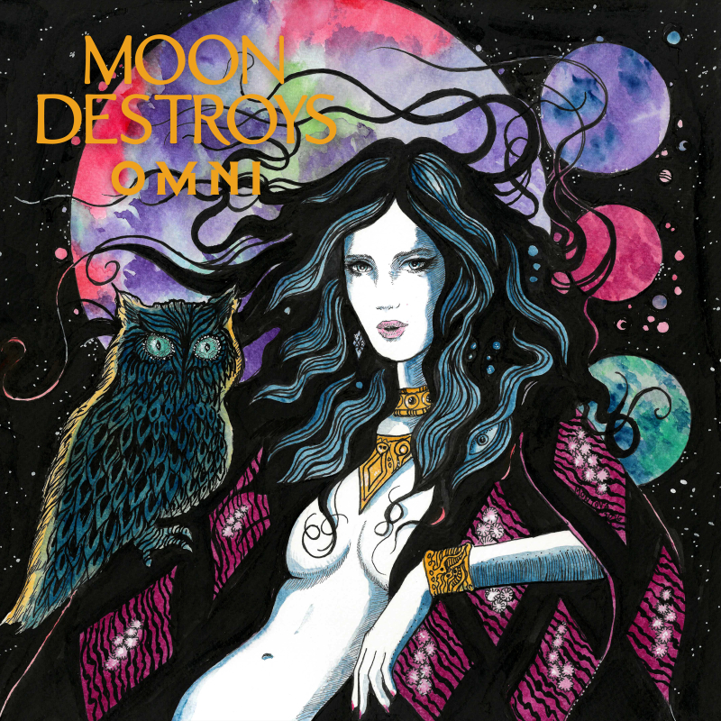Moon Destroys - OMNI Vinyl LP  |  Ice Blue