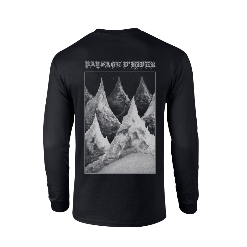 Paysage d’Hiver - Die Berge (Bio) Longsleeve  |  L  |  black