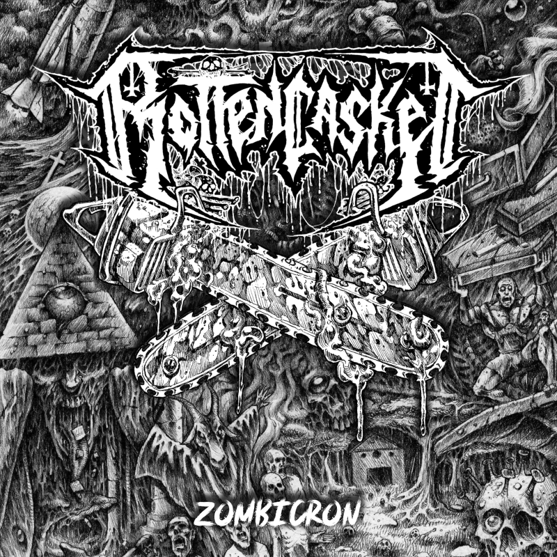 Rotten Casket - Zombicron Vinyl LP (SCR114LPW)