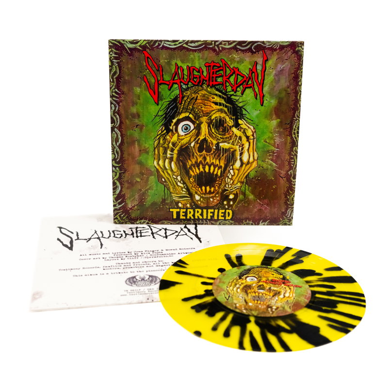 Slaughterday - Terrified Vinyl 7"  |  Splatter