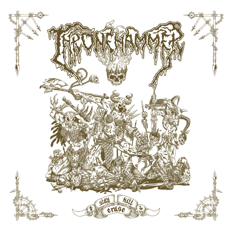Thronehammer - Slay | Kill | Erase Vinyl 2-LP Gatefold  |  Black