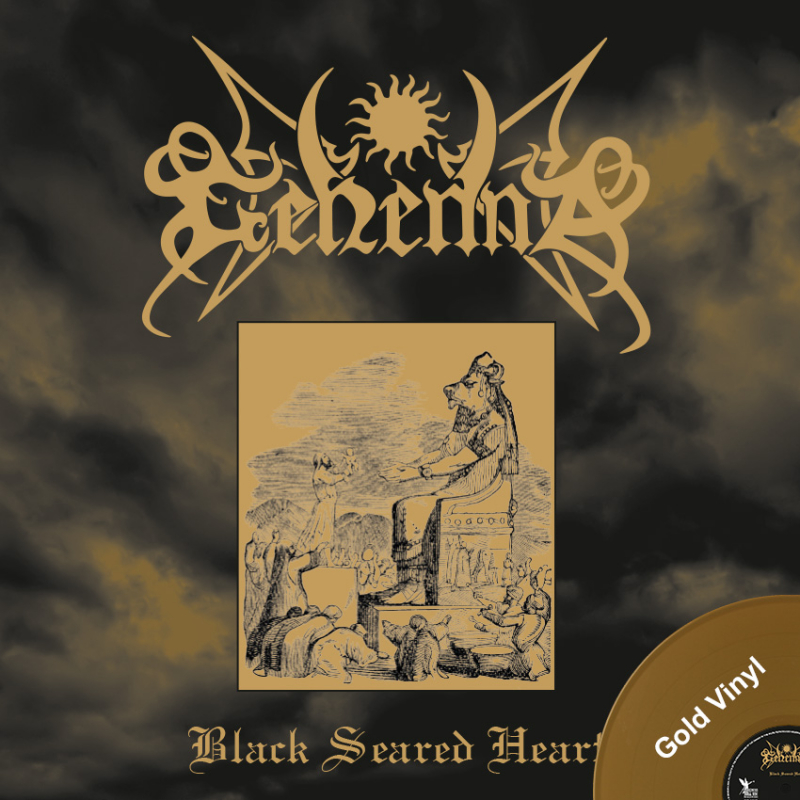 Gehenna - Black Seared Heart Vinyl LP  |  Gold