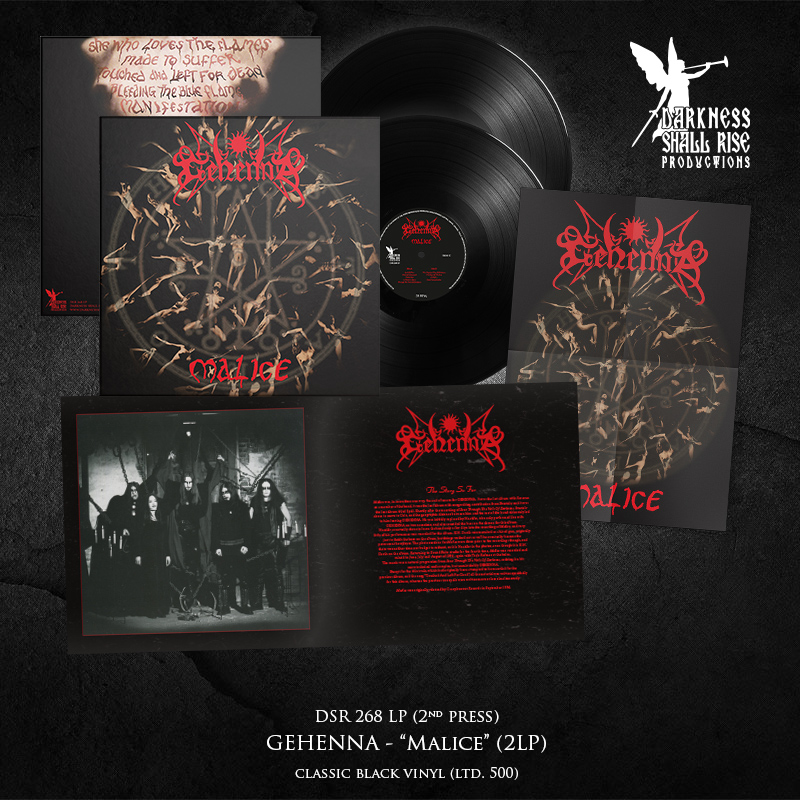 Gehenna - Malice Vinyl LP (DSR268LPblack)