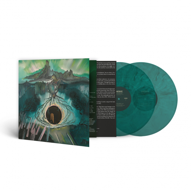 Kayo Dot - Moss Grew on the Swords and Plowshares Alike Vinyl 2-LP Gatefold  |  Green/White/Black Marble