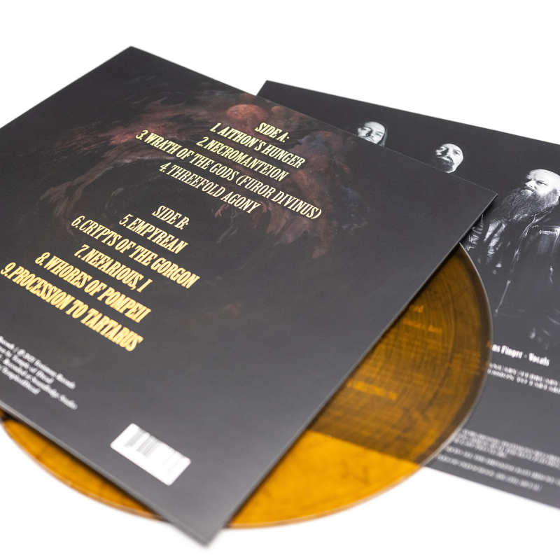 Temple Of Dread - Hades Unleashed Vinyl LP  |  Orange/Black Marble