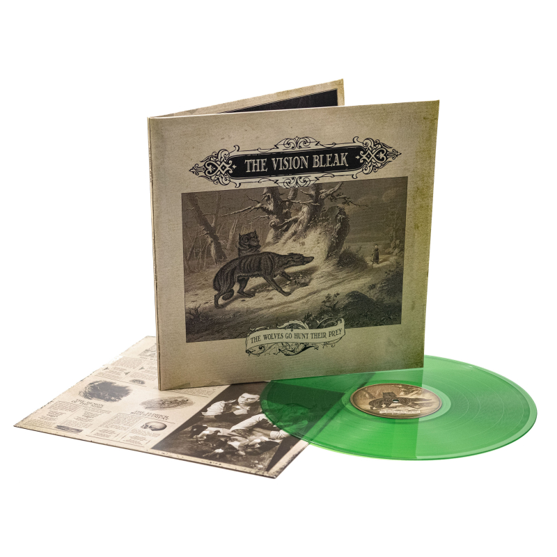 The Vision Bleak - The Wolves Go Hunt Their Prey Vinyl Gatefold LP  |  Transparent Lime