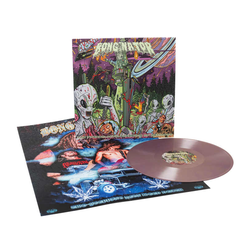 Bonginator - The Intergalactic Gorebong Of Deathpot Vinyl LP  |  solid gold / solid purple marble