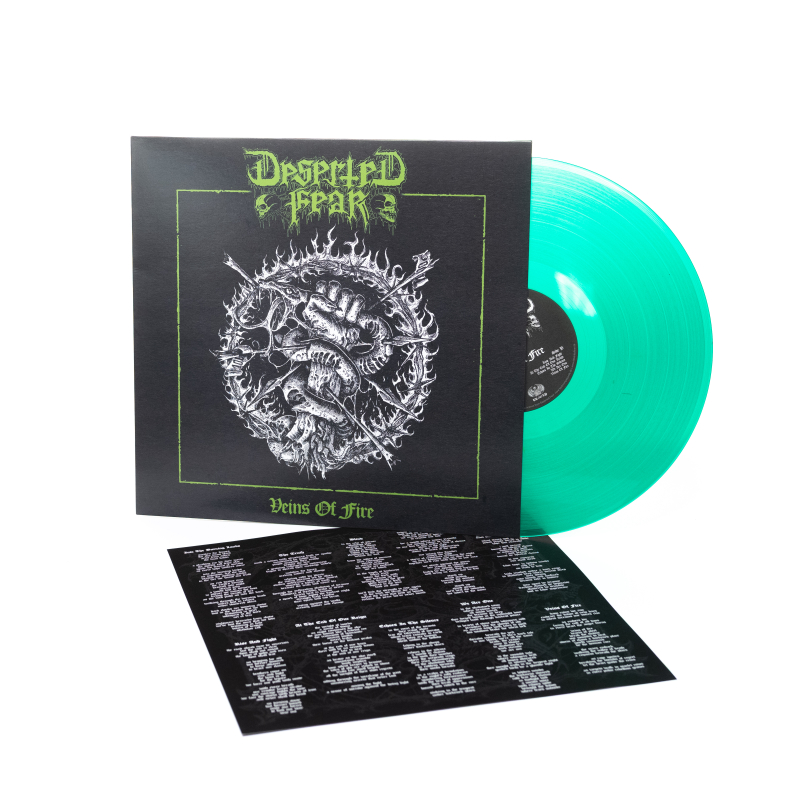 Deserted Fear - Veins Of Fire Vinyl LP  |  Green Transparent