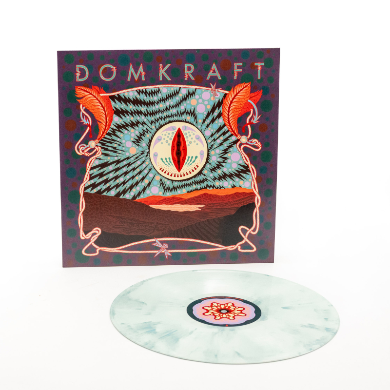 Domkraft - Domkraft Vinyl LP  |  White/Blue Marble
