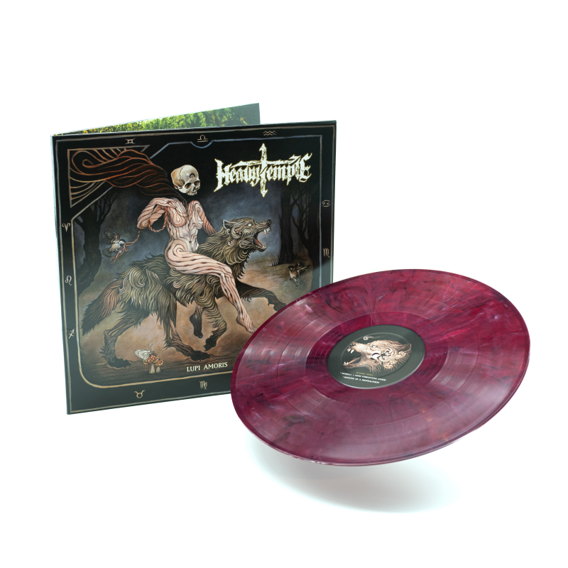 Heavy Temple - Lupi Amoris Vinyl Gatefold LP  |  Bloody Mary Marbled