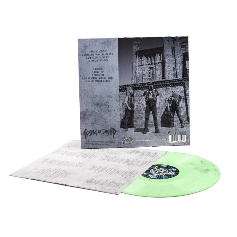 Temple Of Dread - World Sacrifice Vinyl LP  |  Green/Black Marble