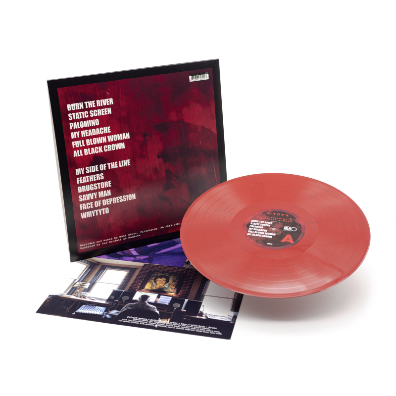 T-Tops - Staring At A Static Screen Vinyl LP  |  Red/Black Marble