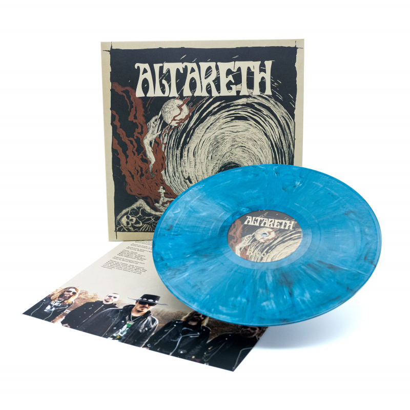 Altareth - Blood Vinyl LP  |  Transparent blue/white/black marble