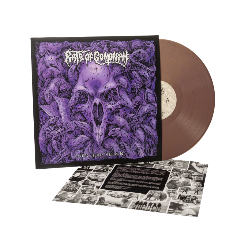 Rats Of Gomorrah - Infectious Vermin Vinyl LP  |  Purple/Gold Marble