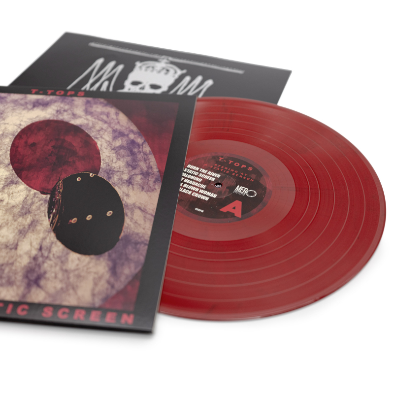 T-Tops - Staring At A Static Screen Vinyl LP  |  Red/Black Marble