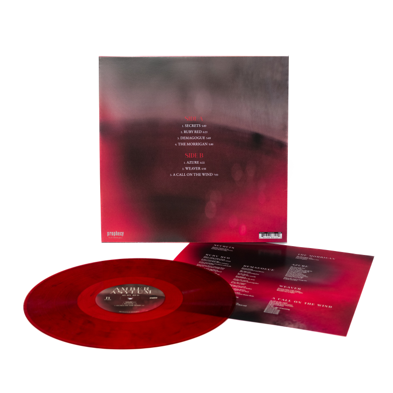 Amber Asylum - Ruby Red Vinyl LP  |  Red Transparent