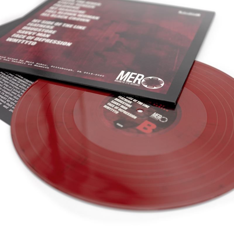 T-Tops - Staring At A Static Screen Vinyl LP  |  Red/Black Marble