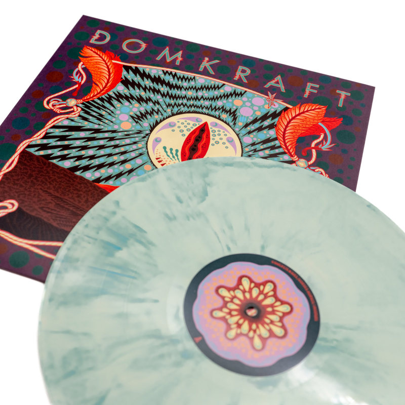 Domkraft - Domkraft Vinyl LP  |  White/Blue Marble