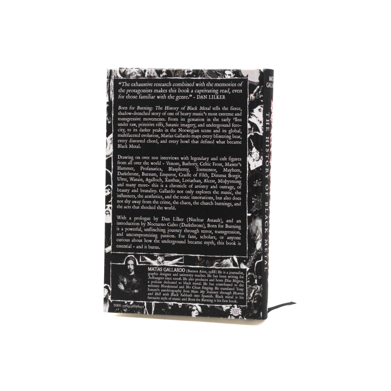 Matias Gallardo - Born For Burning - The History Of Black Metal Book English