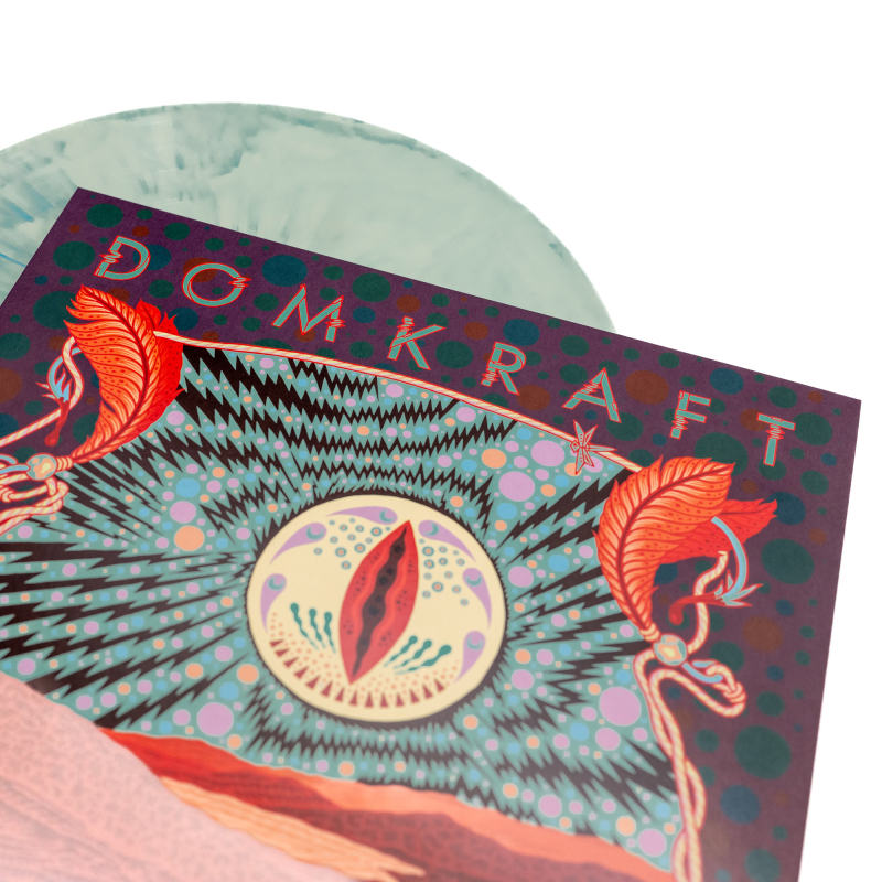Domkraft - Domkraft Vinyl LP  |  White/Blue Marble