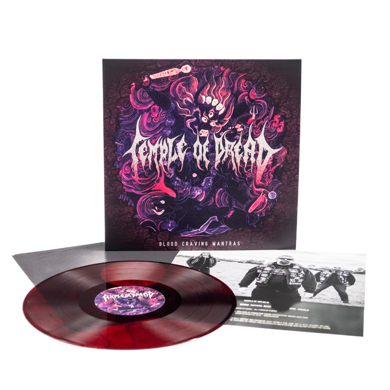 Temple Of Dread - Blood Craving Mantras Vinyl LP  |  Red/Black Marble